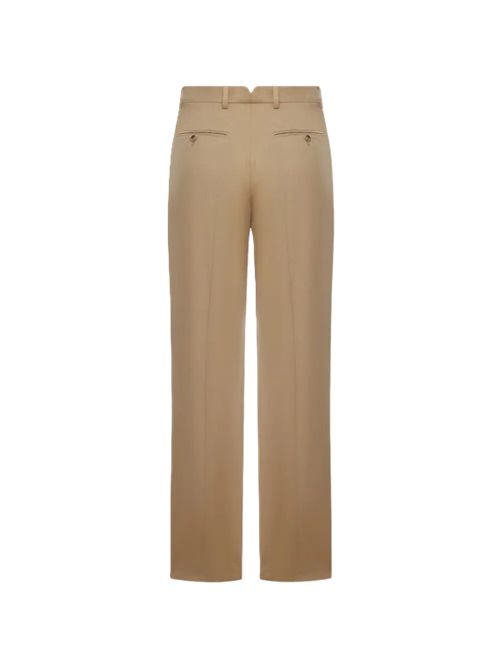 Ami paris pantaloni con pieghe frontali beige taupe Ami Paris | HTR860.CO0214A036 BEIGE TAUPE